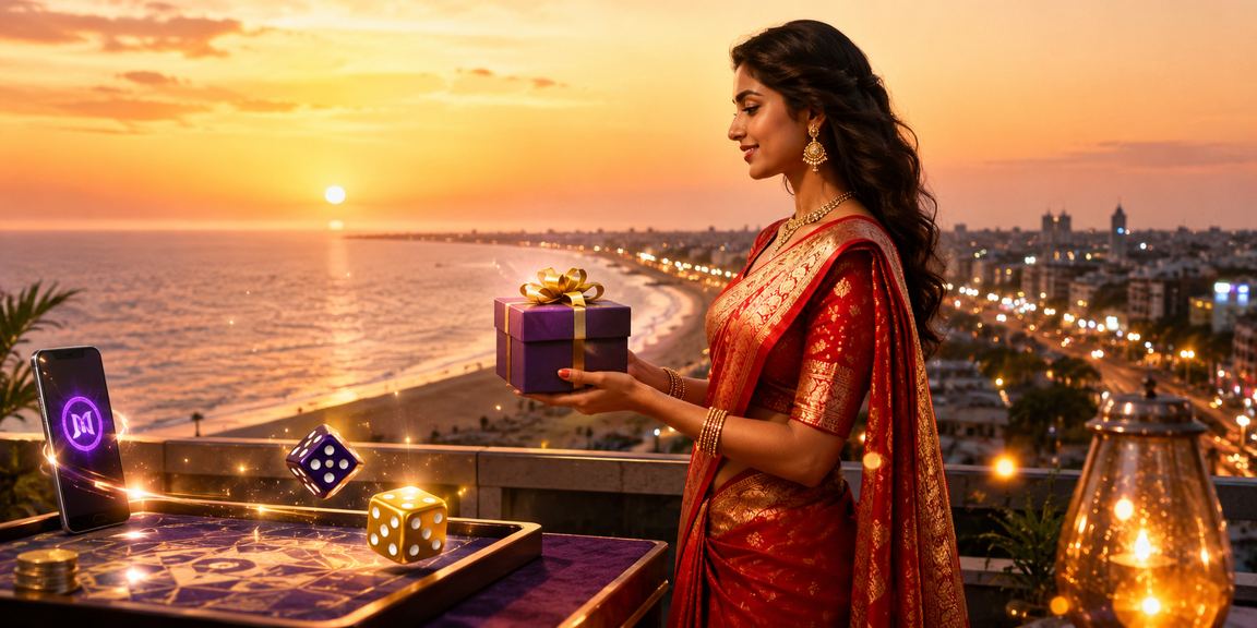 Chennai dice game with saree traditional theme